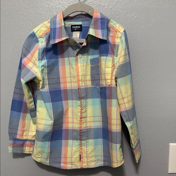 OshKosh B'gosh Other - OshKosh B'gosh Blue and Yellow Button Down Shirt